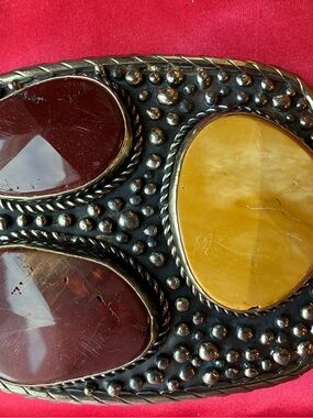 Paige Wallace Buckle 3 Large Jasper Stones